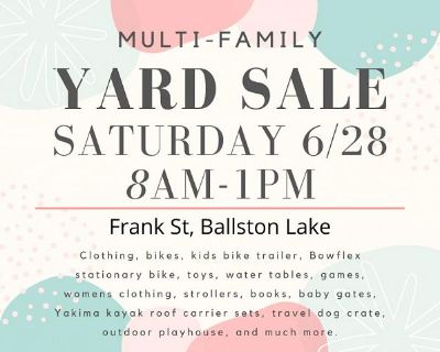 6/28 Garage Sale Saturday 8am-1pm