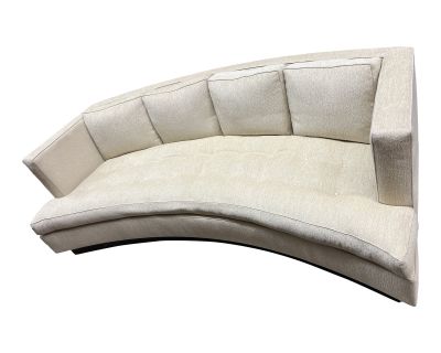 Nancy Corzine Palm Springs Curved Contemporary Couch Sofa