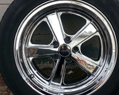 17 in. Chrome Rims & Tires