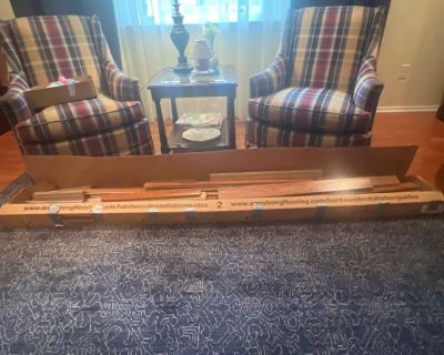 Full box of hardwood flooring