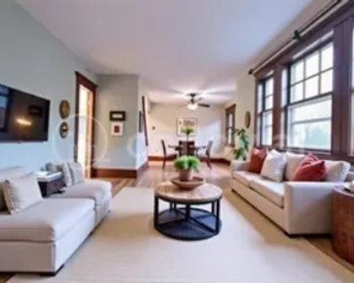 29 Oval Rd. Fantastic single family rental in desirable side street location. Just a few minutes walk to Veterans Memorial Field and the red line commuter train; plus easy drive to Rt. 93 for access to Boston and South Shore/ Cape Cod. Gracious and spacious wide open foyer with hw floors and natural woodwork leads to open floor plan LR. oversized EIK plus master br and full bath, DR can be 3rd ...