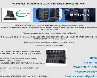 We need products! We are Buying Computer Networking, Datacom, Datacenter, Telecom, Cisco, Nvidia, an