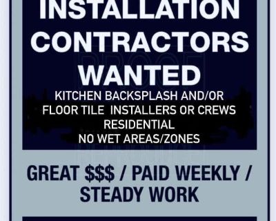 Tile Installer/Mechanic Wanted for Residential Flooring Projects in the New Orleans..!!