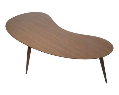 Mid Century Boomerang Amoeba Freeform Coffee Table C. 1950/60's