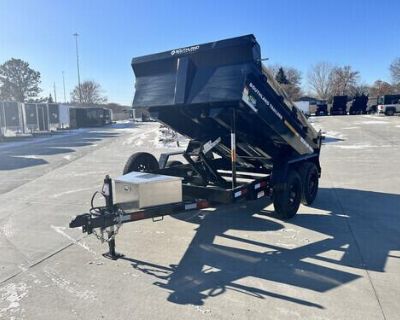 NEW 2026 Southland 6x12 Low Profile SCISSOR Lift Dump Trailer 2-5200 lb axles