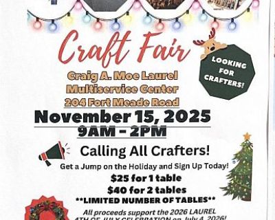 WONDERFUL CRAFT FAIR IN LAUREL
