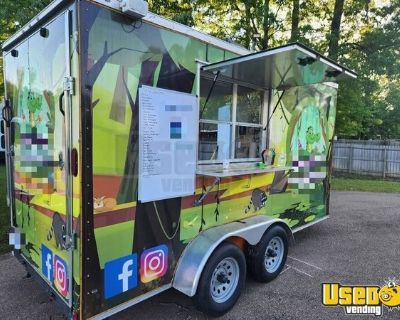 Turnkey - 2021 16' Snowball & Ice Cream Concession Trailer