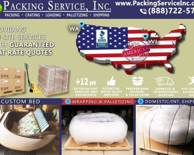 Packing Service, Inc. Wrapping Furniture, Loading and Unloading - Milwaukee, Wisconsin
