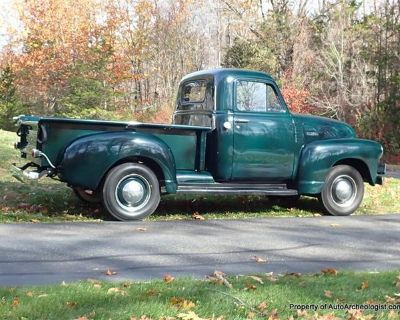 1951 Chevrolet 3100 Pick Up Truck Manual Transmission RWD
