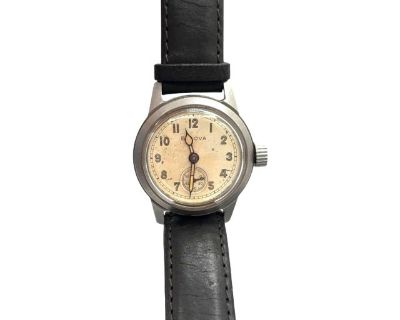 Mid-Century Bulova 1917-H Us Military Issued Korean War Era Wrist Watch