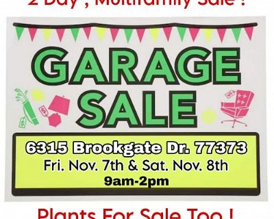 Cheap Multifamily Closet/Home Clear Out 2 Day Yardsale