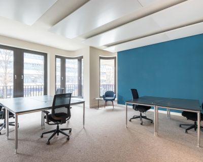 Find office space in 2611 South Clark Street for 5 persons with everything taken care of