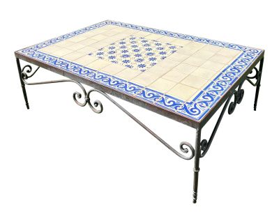 1990s Mexican Mosaic Tile Table