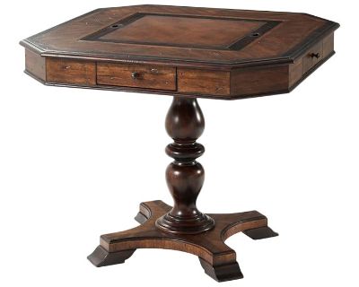 Parquetry Inlaid Game Table