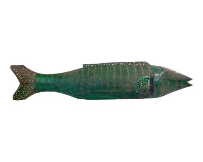 Vintage African Wooden Fish Bozo Tribe Mali 34"