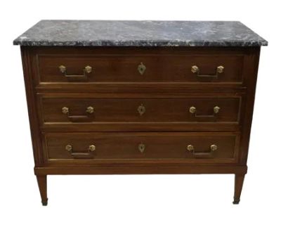 Mid Century L16th Mahogany Commode
