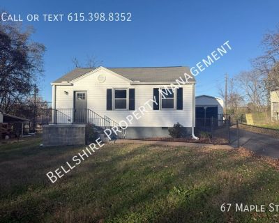 2 Bedroom 1BA 750 ft Pet-Friendly Single-family home For Rent in Clarksville, TN