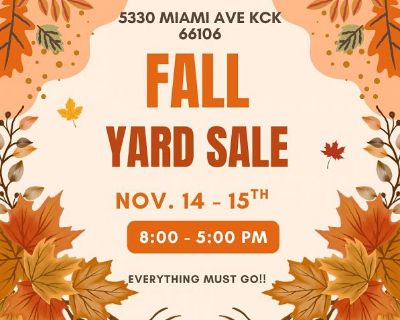 Fall - YARD SALE