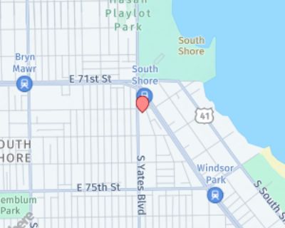 7211 S. Yates Blvd. 1bed/1bath unit for rent in South Shore. Located 1 block from the South Shore Cultural Center and 3 blocks from Lake Michigan. Section 8 welcome. To book a showing, click here: https://showmojo.com/d4fdccc0af/l. Contact: Atlas Asset Management Services Corp. 872-275-3158. 1 Bedroom. 1 Bathroom. 450 ft