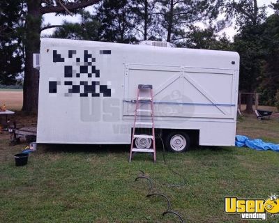 8' x 16' Kitchen Food Concession Trailer with Pro-Fire Suppression