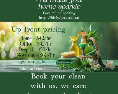 We clean and make your home sparkle
