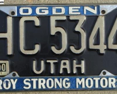 [WTB] Roy strong motors ogden, UT plate frame