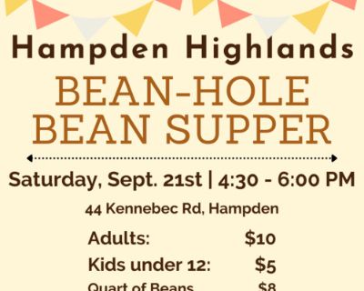 BEAN-HOLE BEAN SUPPER