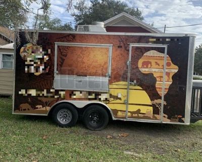 2022  7' x 16' Food Concession Trailer / Mobile Kitchen Vending Unit