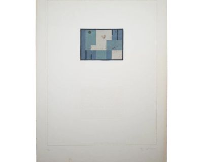 Tom Phillips, Linoleum, Screenprint, Limited Edition 33/50, Signed, 1976