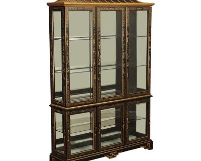 Pulaski Furniture Chinoiserie Pagoda Display Cabinet