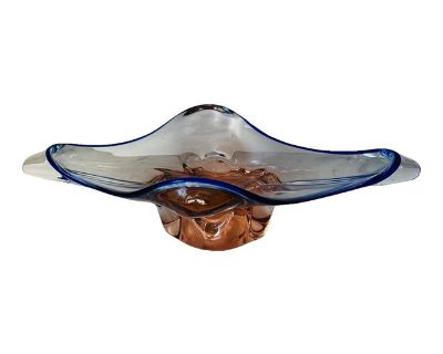 Vintage Art Glass Bowl Designed by Josef Hospodka