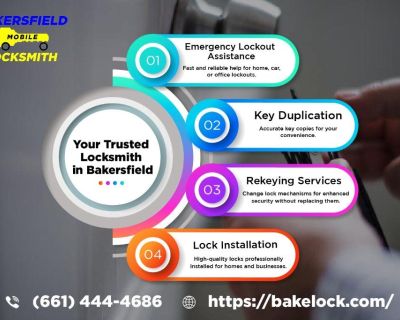 Bakersfield's Trusted Mobile Locksmith
