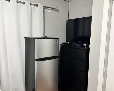 bedroom with private bathroom (Has a House) on iROOMit. Room in the 1 Bedroom...