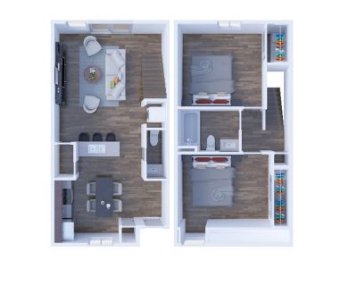 1 Bedroom 1BA 685 ft Pet-Friendly Apartment For Rent in Indianapolis, IN
