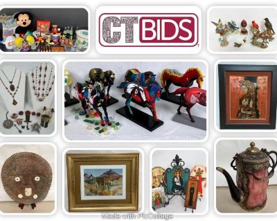CTBIDS WH Online Auction | Outstanding Oct. Vol. 1 | Ends: M-10/03 | PU: W-10/05, 9a-3p | Zip 85713