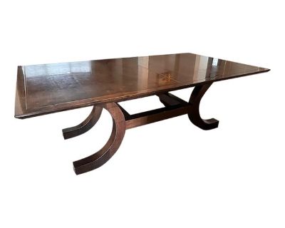 McGuire Palazzo Dining Table by Orlando Diaz-Azcuy
