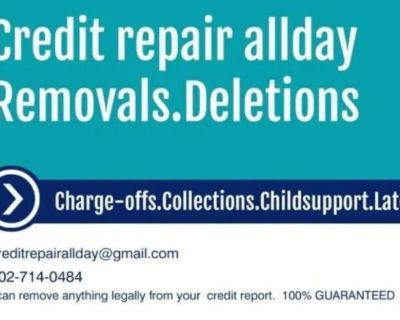 CREDIT REPAIR NATIONWIDE UNLIMITED DISPUTES/DELETIONS $150 ONETIME FEE