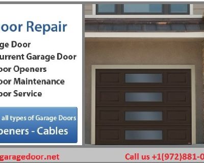 Having an attractive, useful garage door will make a difference in terms of your home’s curb appeal, which is just one small reason why you need to maintain this part of your property. Carrollton Garage Door is available to help by providing garage door service in Carrollton, Texas, so if something breaks, or is not working correctly, we will fix it for you. If you require having a new garage d...