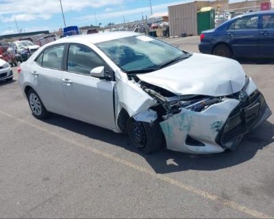 Salvage Silver 2017 Toyota Corolla L/le/se/se Special Edition/xle/xse