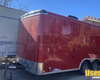 Barely Used 2021 - 8.5' x 16' Mobile Food Concession Trailer