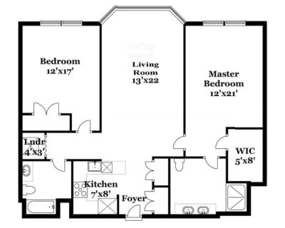 2 Bedroom 2BA 950 ft Furnished Apartment For Rent in Rye, NY