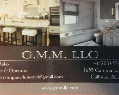 G.M.M. LLC ALABAMA AL CITIES CELANING SERVICE 25% OFF NOVEMBER 2018