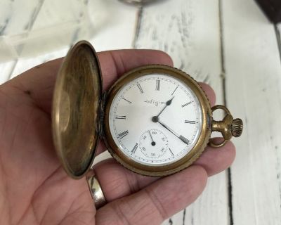 FS/FT Antique Pocket Watch Circa 1900 by ELGIN national watch company