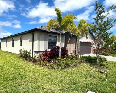 19705 Fishhawk Trl. PRICE REDUCED!! Welcome to this stunning 3-bedroom, 2-bathroom home located in the gated community of Tortuga in beautiful Venice, FL. This modern luxury house offers a safe and secure environment for you to enjoy. With a spacious layout and high-end finishes throughout, this home is perfect for those seeking a comfortable and stylish living space. This home is minutes away ...