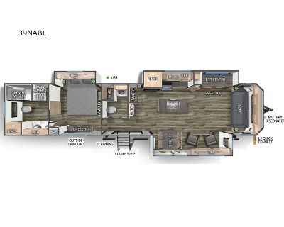 2025 Forest River Cherokee Black Label 39NABL For Sale by Dealer in Middlebury, Indiana