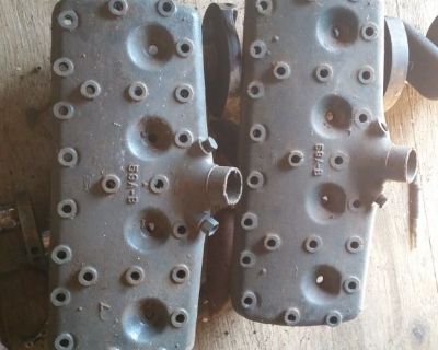 RARE HOT ROD RAT ROD 1939 1948 48 Ford flathead 24 stud heads 59A-B OEM HEADS