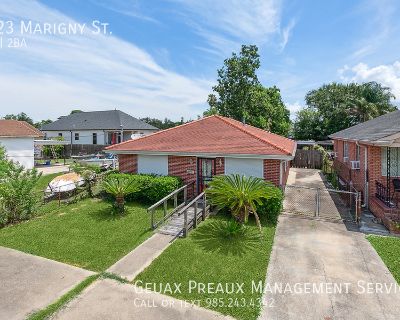 6123 Marigny St.. AVAILABLE September 1st! Discover the epitome of modern living within walking distance the University of New Orleans. This charming home offers the convenience of fully furnished or unfurnished living, with the option to personalize it to your taste. Situated in a prime location, this house features all appliances, ensuring a comfortable and hassle-free living experience. With...