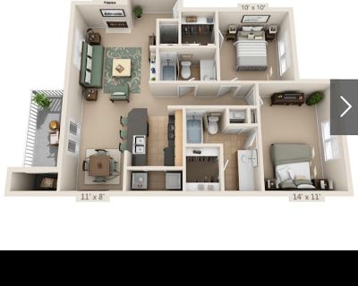 Private room with own bathroom in an apartment with 1 roomie, Manassas, VA 20110