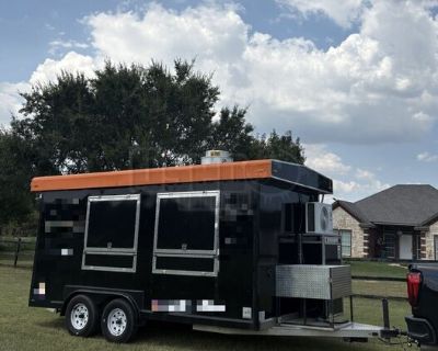 2022 8' x 16'  Kitchen Food Concession Trailer with Fire Suppression System