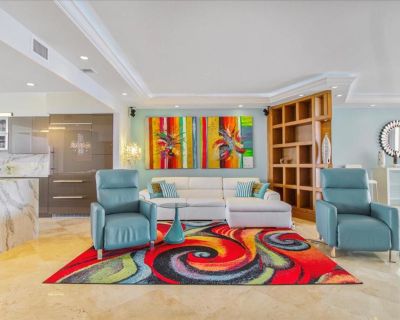 N Ocean Blvd. FURNISHED CONTEMPORARY . almost 2000 SQ ft. 2 terraces. PANORAMIC VIEWS of Ocean and city. Open kitchen. Open floor plan with 2 bedrooms plus great room. HURRICANE impact windows and doors. Self park in garage plus valet for guests. NO SMOKERS / NO PETS. Must have renter's insurance. RESORT-LIKE COMPLEX w 2 pools, 2 spas, POOLSIDE RESTAURANT w full bar (dine in, take out and deliv...